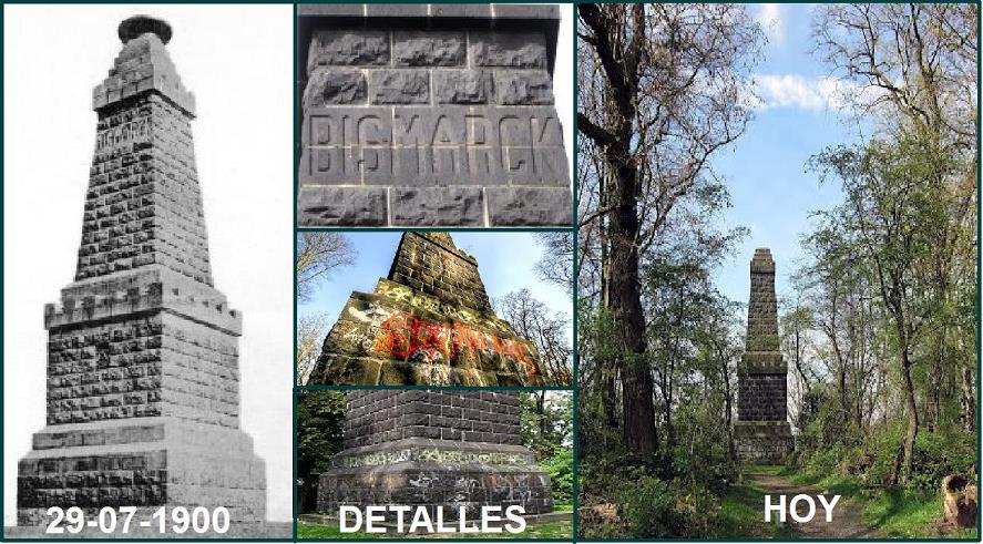 Columna de Bismarck de Essen-Kray Nordrhein Westfalen 0 - Torre de Bismarck en Velbert-Langenberg Alemania 🗺️ Foro de Historia