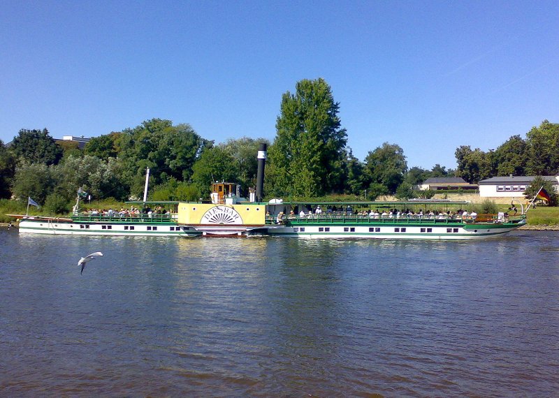 Diesbar, Paddle Steamer, Alemania 2 - Barcos Rueda de Paleta o Vapor de ruedas