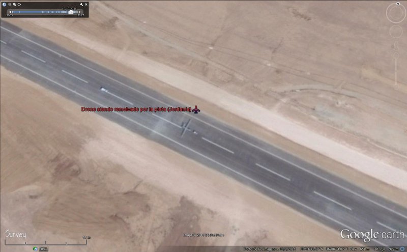 Drone siendo remolcado por la pista (Jordania) 0 - Drones Harbin BZK-005 en base aerea de Daishan, China 🗺️ Foro Belico y Militar