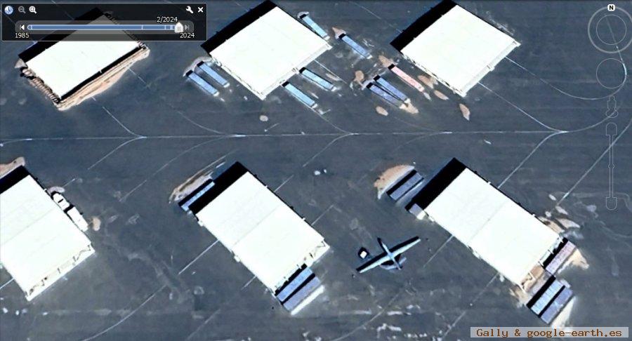 Drones UCAV Wing Loong II, Emiratos Árabes Unidos 1 - UAV, Drones: Aviones no tripulados cazados con Google Earth