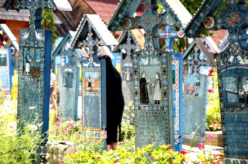 Cementerio Alegre de Sapantza o Sapanta -Maramures- Rumania