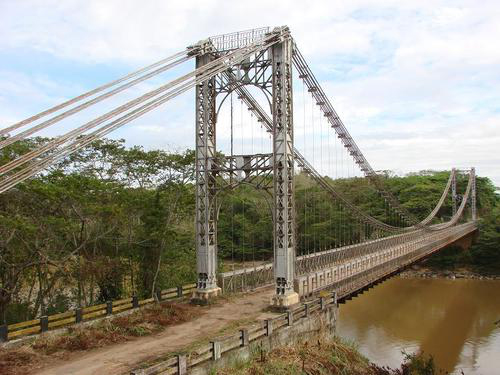 Puente Eiffel sobre Rio Cuyuni Venezuela - Obras de Gustave EIFFEL en el mundo.