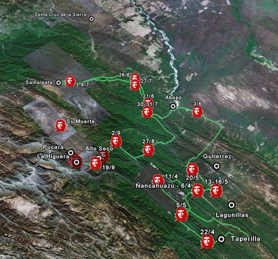 Viaje del Che Guevara por America del Sur. 1