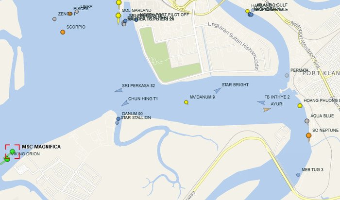 Puerto de Port Klang, Selangor, Malasia