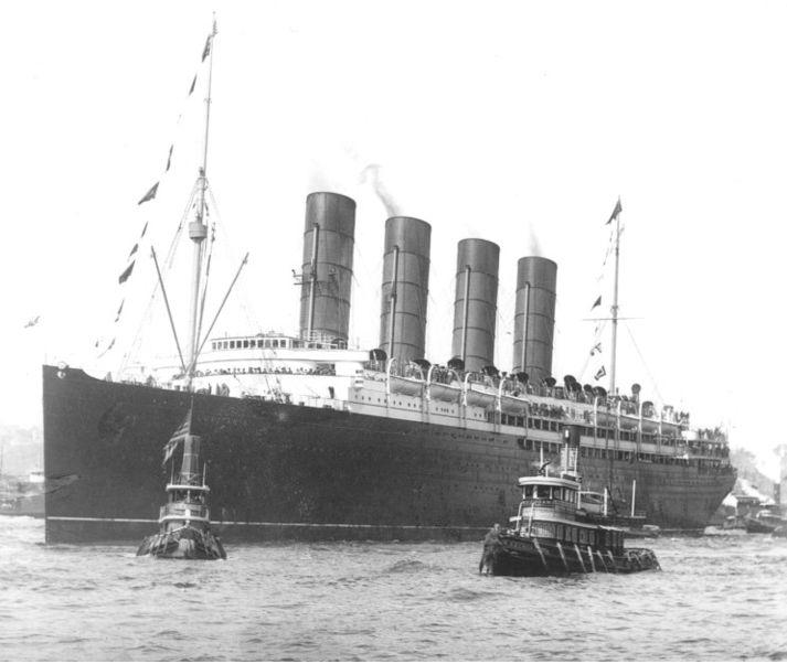 7 de mayo de 1915, Hundimiento del RMS Lusitania - Efemérides