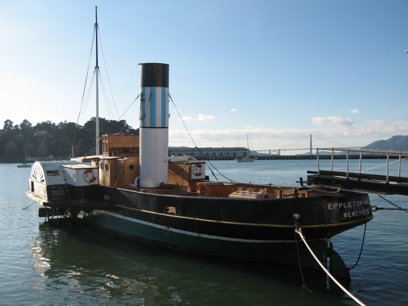 Eppleton Hall Paddle Steamer, Inglaterra, UK 2 - Barcos Rueda de Paleta o Vapor de ruedas