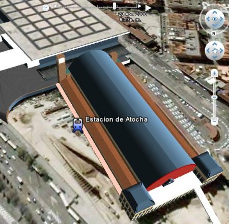 Estacion de Atocha - Ultima Versión de Google Earth 🗺️ Foros de Google Earth y Maps