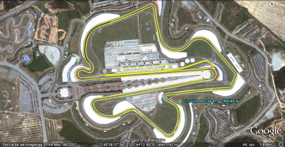 Circuito Sepang - Circuitos Calendario Fórmula 1 2010