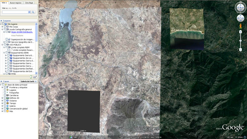 Captura de pantalla con el error. - Fallo al norte de Chefchaouen 🗺️ Foro Instalación de Google Earth, Configuracion y Errores