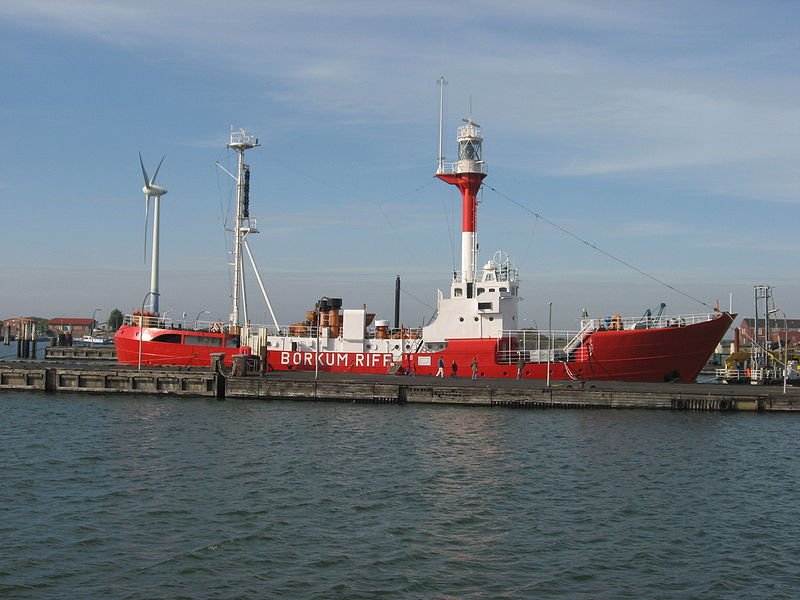 Feuerschiff BORKUMRIFF IV, Barco Museo en Borkum (Alemania) 0