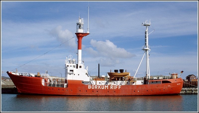 Feuerschiff BORKUMRIFF IV, Barco Museo en Borkum (Alemania) 1