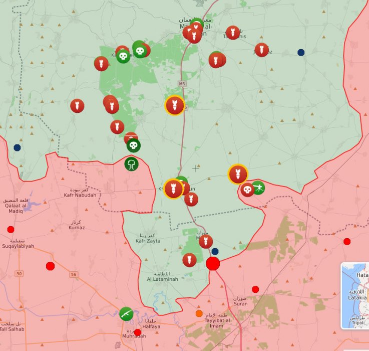 Frente de Idlib 17-08-2019 - Cerco de Khan Shaykhun 1 - Guerra Civil de Siria