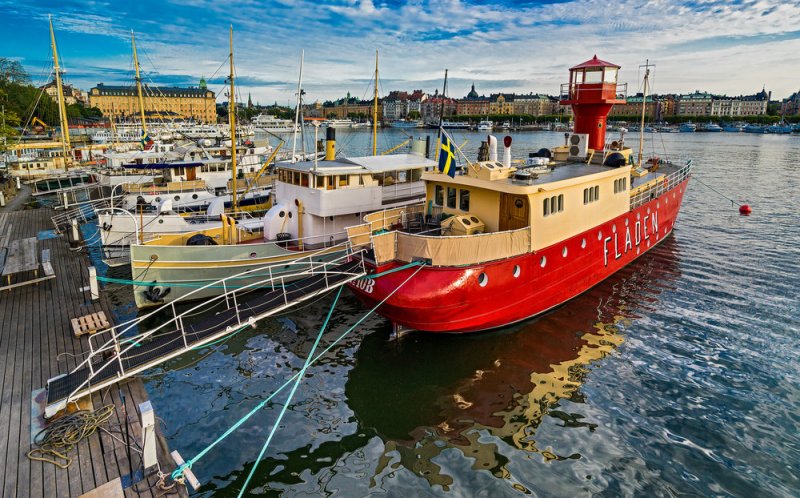 Fyrskepp nr. 10 B Fladen - Estocolmo 2 - Barcos Faros, Lightvessel o Lightship