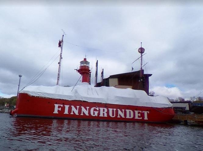 Fyrskepp nr. 25 FINNGRUNDET, barco museo en Sankt Erik 1