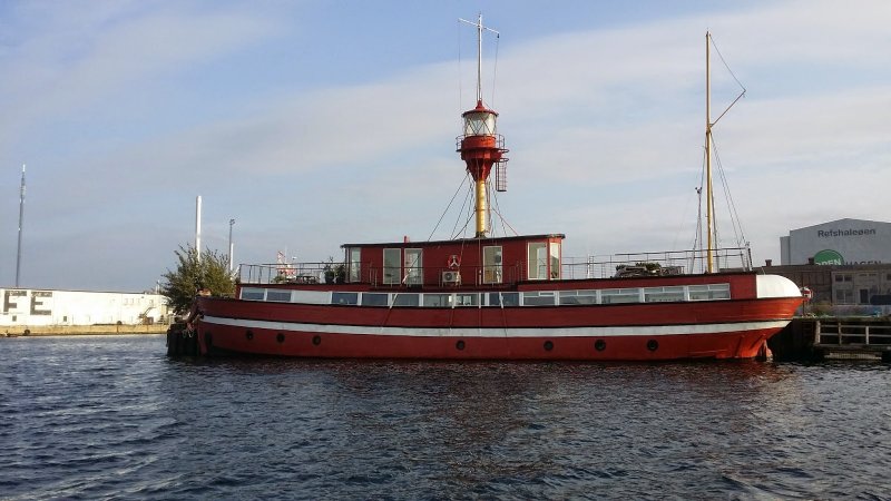 Fyrskib nr. X Ahora Uso Privado en Copenhague 0 - Barcos Faros, Lightvessel o Lightship