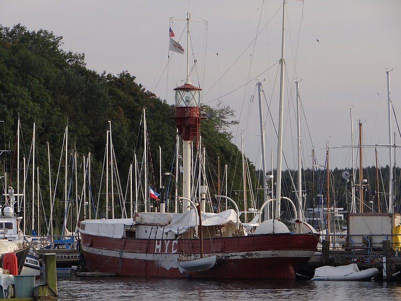 Fyrskib nr. XV, Barco Museo del Yacht Club en Heikendorf 0