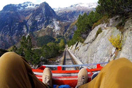 Gelmerbahn funicular, Guttannen, Suiza 0