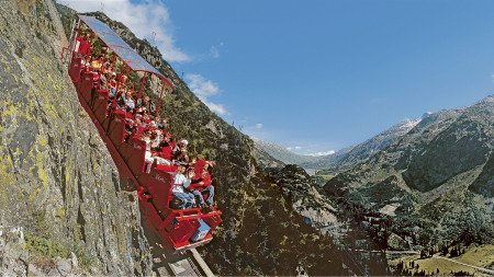 Gelmerbahn funicular, Guttannen, Suiza 1