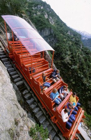 Gelmerbahn funicular, Guttannen, Suiza 1