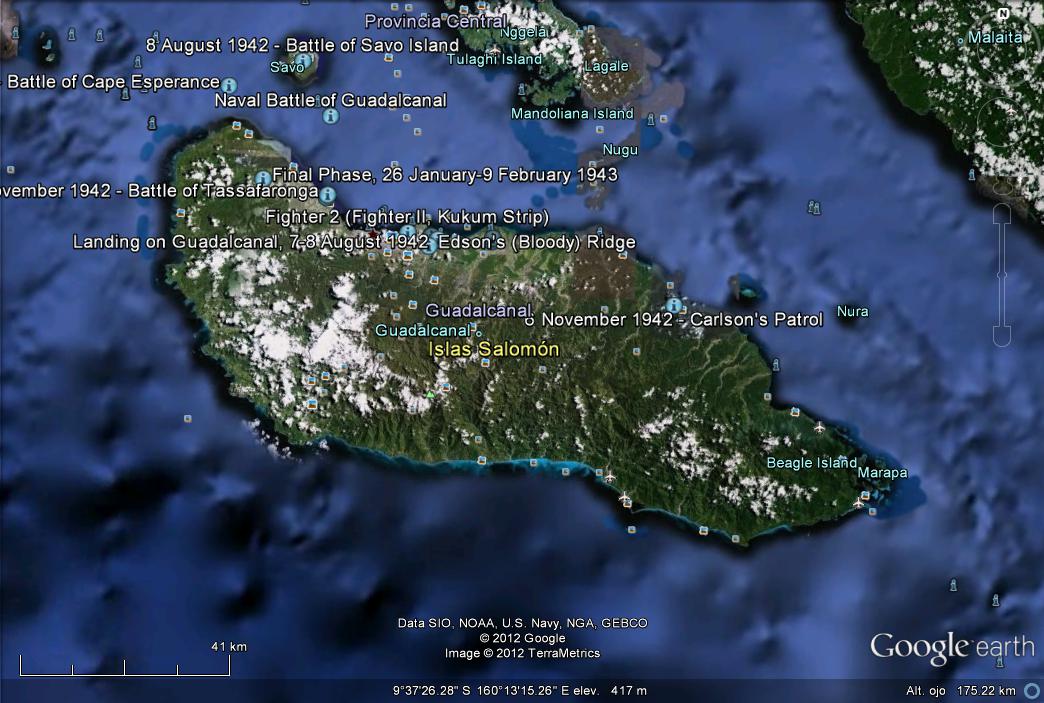 7 de agosto de 1942 - Batalla de Guadalcanal 0 - 17/10/1956 Se inaugura en UK la 1ª central nuclear del mundo 🗺️ Foro de Historia