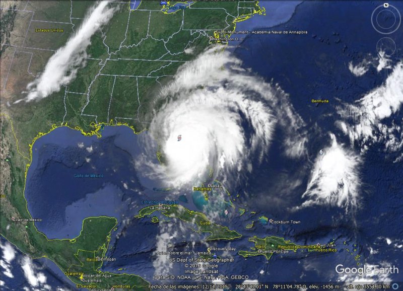 Huracan Mathew sobre Florida