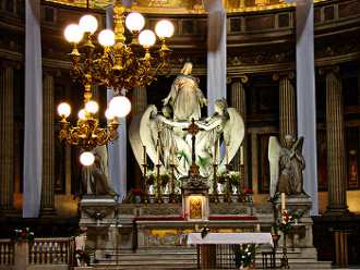 Iglesia Madeleine, Paris, Francia 1