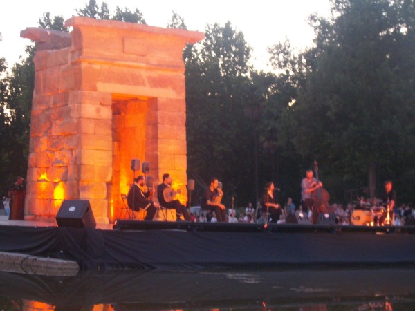 Espectaculo sobre Egipto en el Templo de Debod 0