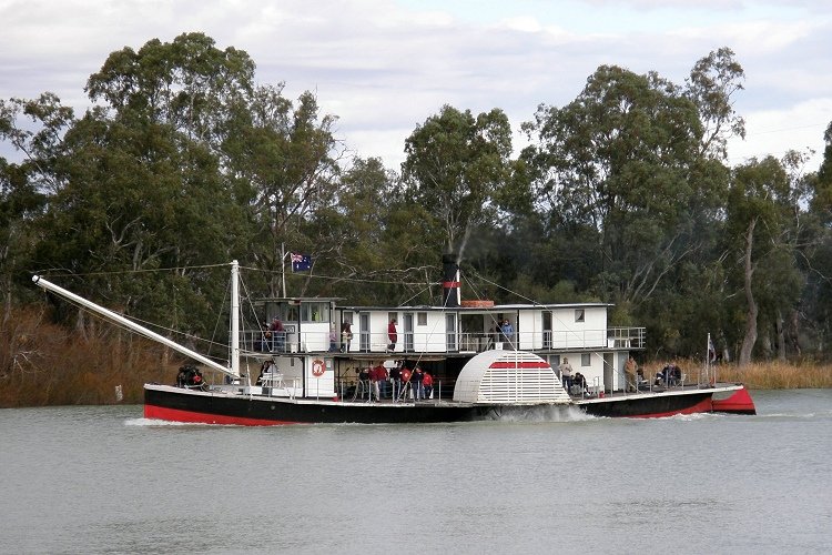 Industry Paddle Steamer, Australia 2 - Barcos Rueda de Paleta o Vapor de ruedas