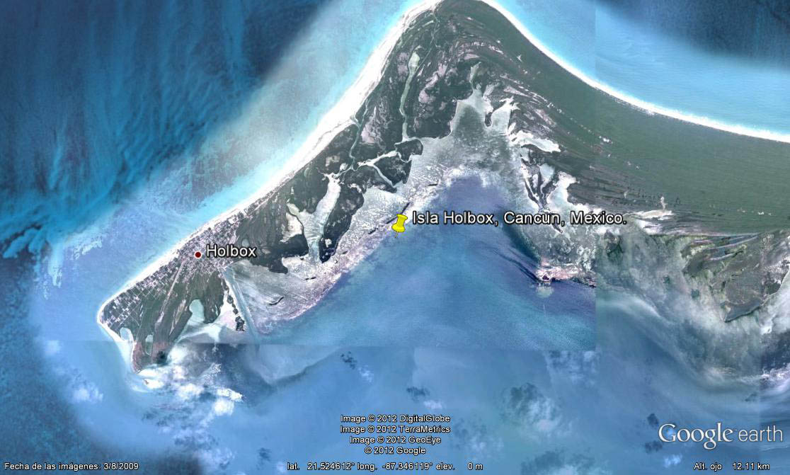 Isla Holbox, Cancun, Mexico. - Sian Ka'an Reserva de la Biosfera, Riviera Maya, Mexico 🗺️ Foro Google Earth para Viajar