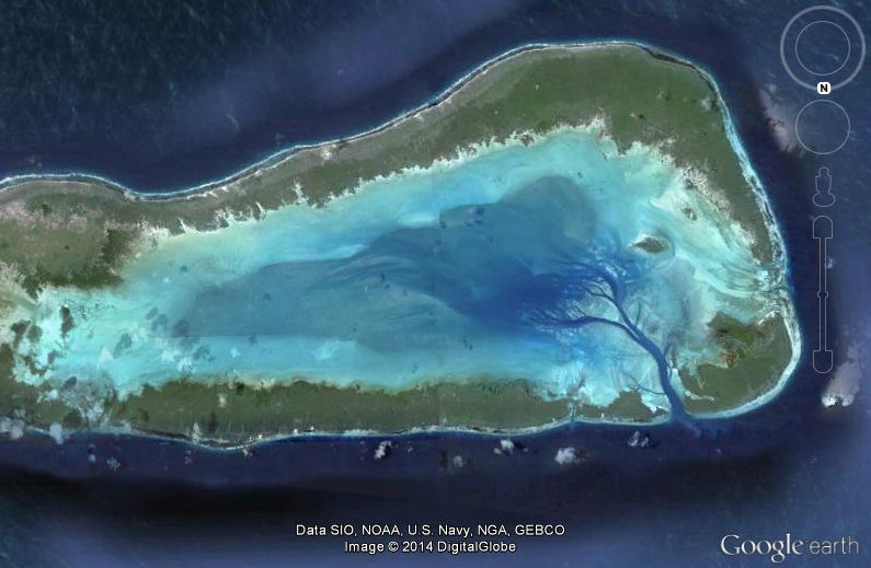 Isla del Indico con un arbol pintado dentro - Mapungubwe National Park - Sudafrica 🗺️ Foro General de Google Earth