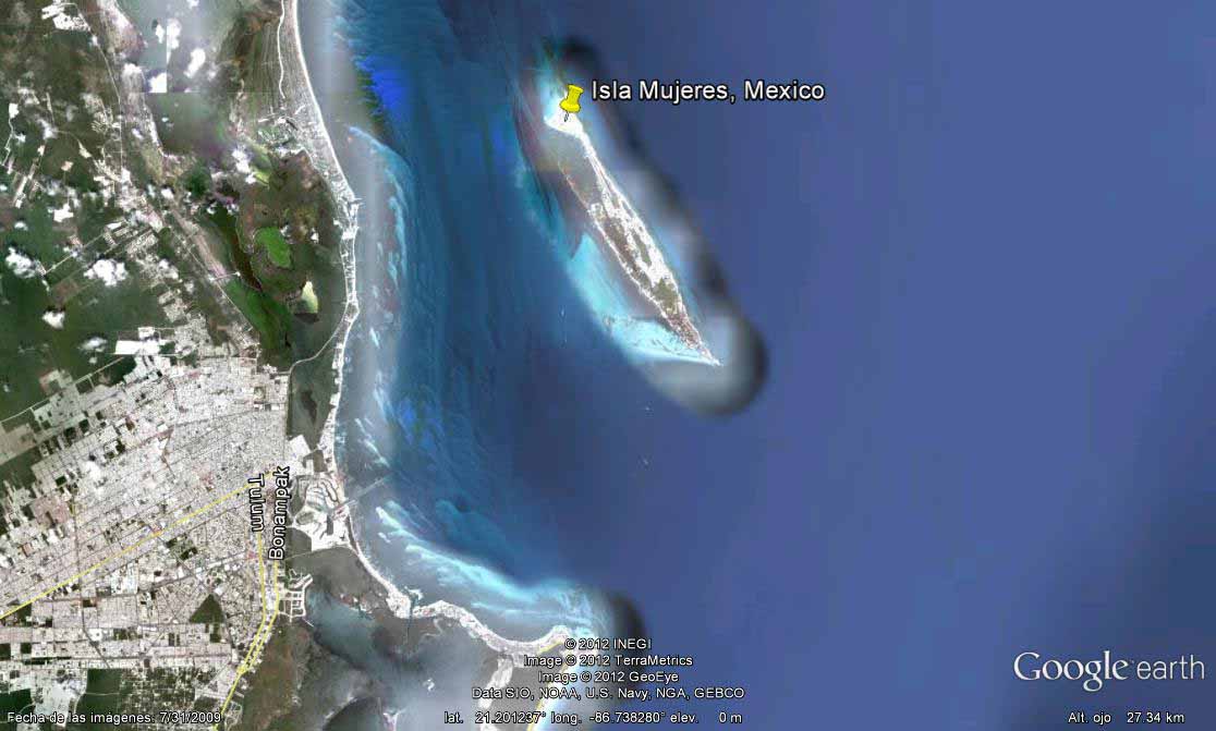 Isla Mujeres ( Quintana Roo- México) - Rio Secreto, Riviera Maya, Mexico 🗺️ Foro Google Earth para Viajar