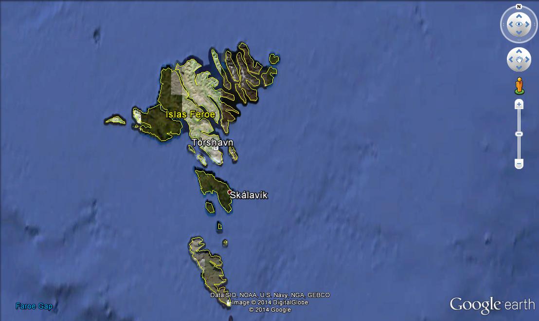 Islas Feroe o Islas Faroe 0 - Concurso de Geolocalización con Google Earth