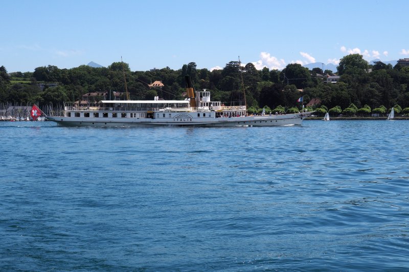 Italie, Paddle Steamer, Suiza 1