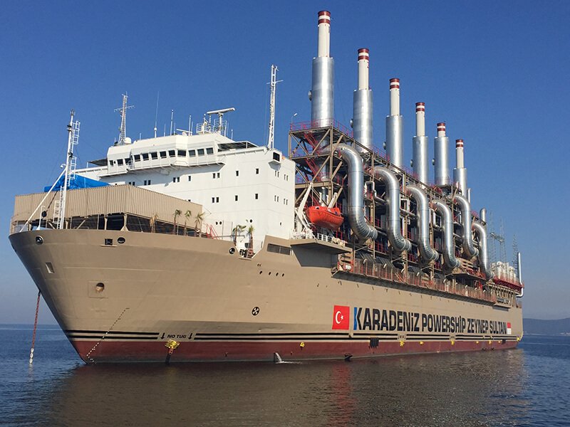 MV Karadeniz Powership Zeynep Sultan 2 - Barco Central Electrica o Barcasa de Energia