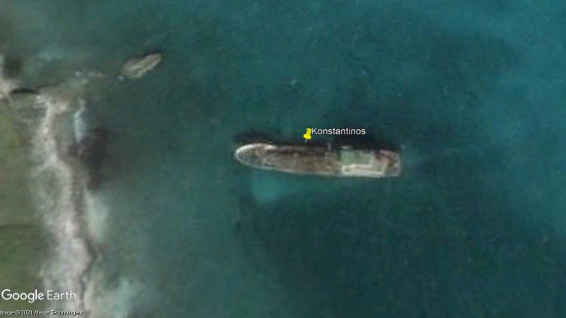 Barco KONSTANTINOS - hundido en Rep. Dominicana 0 - MV Ocean Ruler 🗺️ Foro General de Google Earth