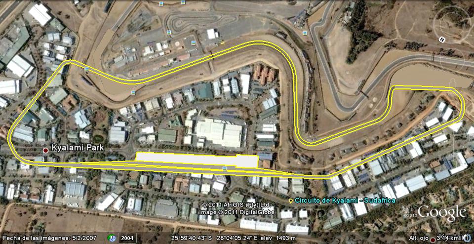 Kyalami - Circuitos de Formula 1