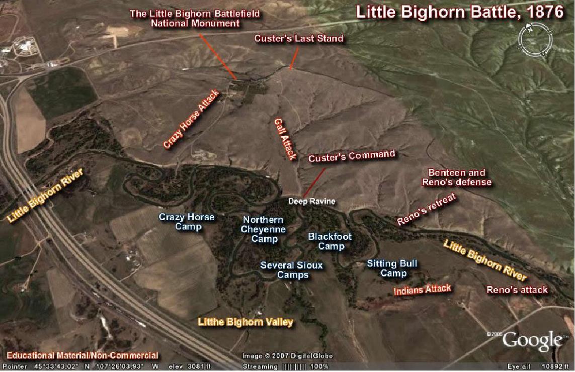 25 de Junio La Batalla de Little Big Horn, Montana, EEUU 1