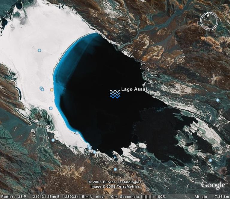 Lago Assal - Djibuti - Archivo del Concurso de Geolocalización con Google Earth