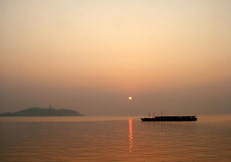 lago Chaohu, Anhui, China 0