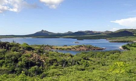 Lago Goto, Bonaire, mar Caribe 1