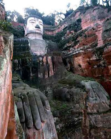 Leshan Buda - La imagen de Buda en piedra sentado más alta 0