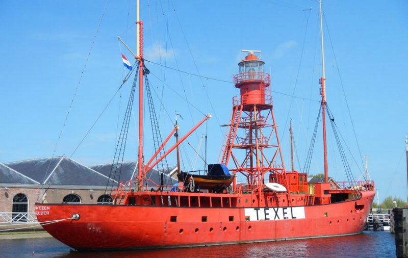 Lichtschip no. 10 Texel Ahora Barco Museo 1