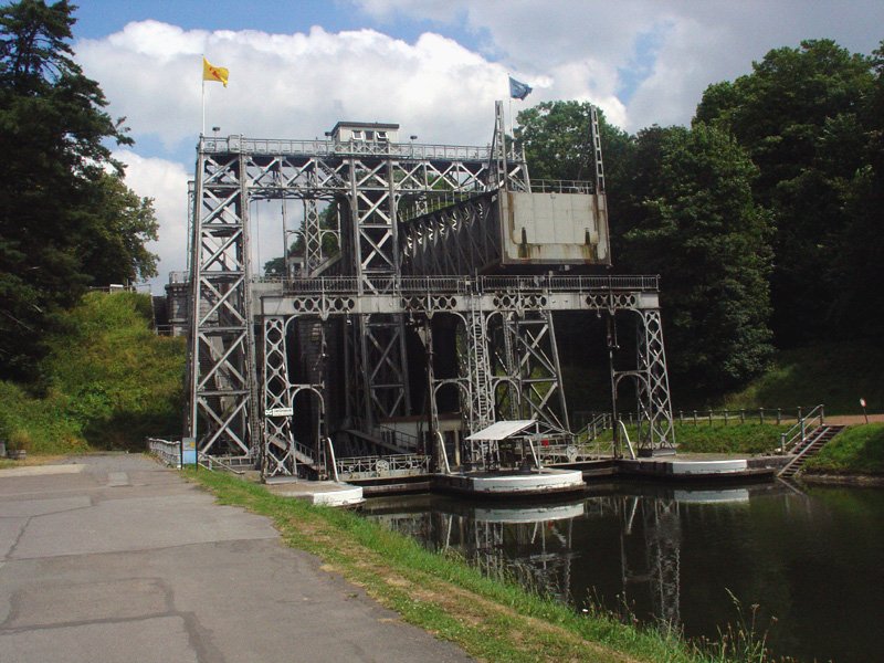 Elevadores del Canal del Centro, Henao (Bélgica) 1 - Ascensor o Elevador de Barcos (Boat Lift or Ship Lift)