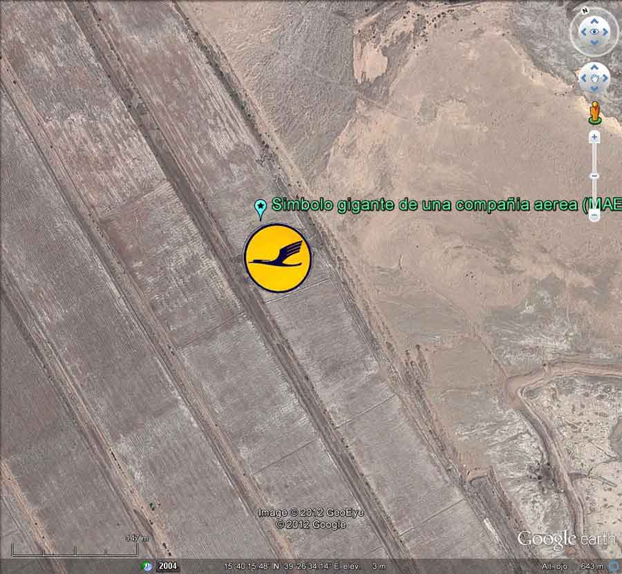 Ni pena, ni miedo, escrito en el desierto 🗺️ Foro General de Google Earth