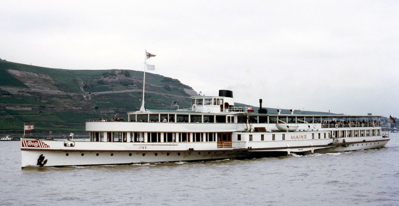 El Mainz, paddle steamer alemán 2