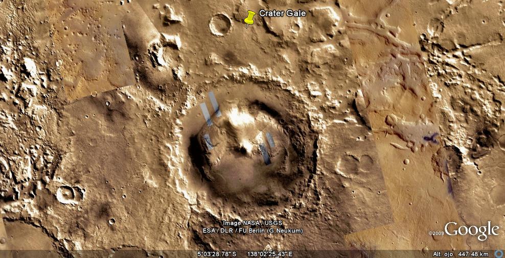 Marte-Crater Gale 0