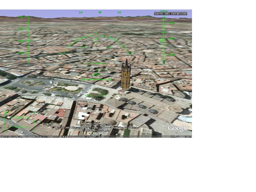 Modo Simulador de Vuelo con Google Earth