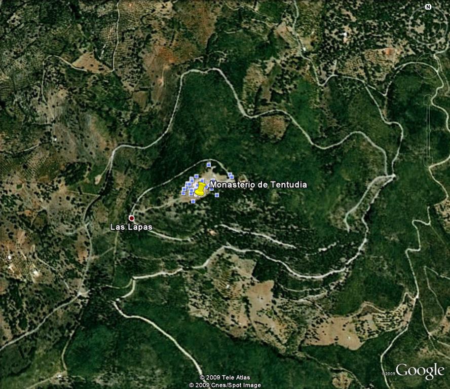 Monasterio de Tentudia - Concurso de Geolocalización con Google Earth