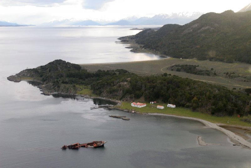 Vapor Monte Sarmiento hundido en Tierra de Fuego 0