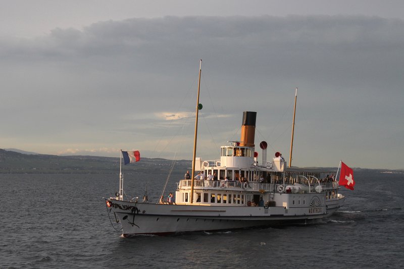 Montreux Paddle Steamer, Suiza 2 - Barcos Rueda de Paleta o Vapor de ruedas